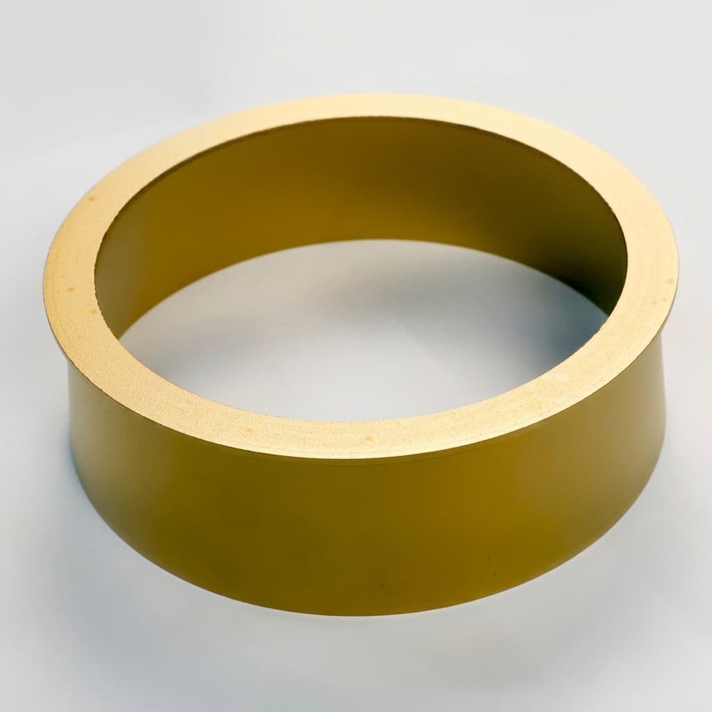 Tantalum carbide coated graphite guide ring for SiC PVT hot zone 3