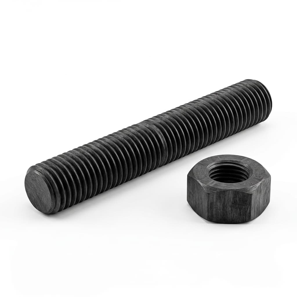 Carbon carbon composite threaded fastener 2