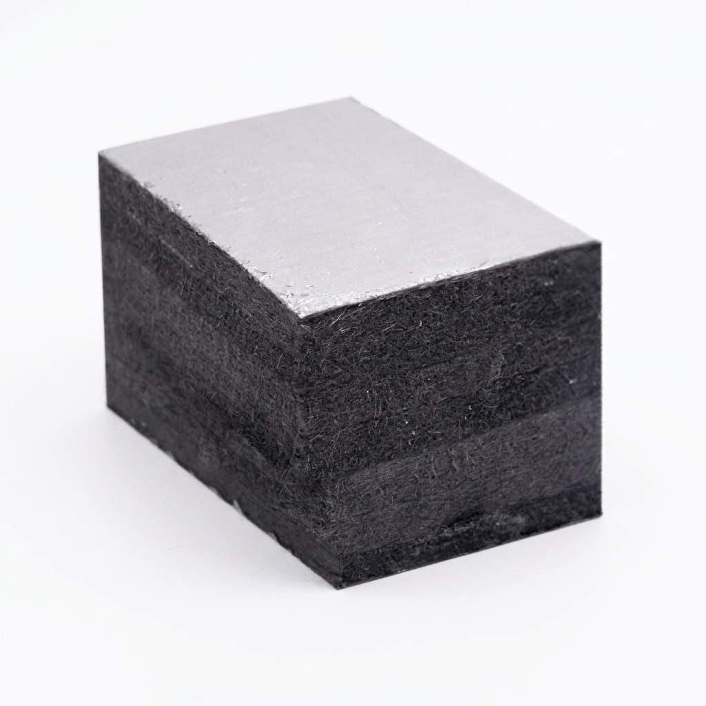 Machined rigid carbon felt insulation cylinder 3