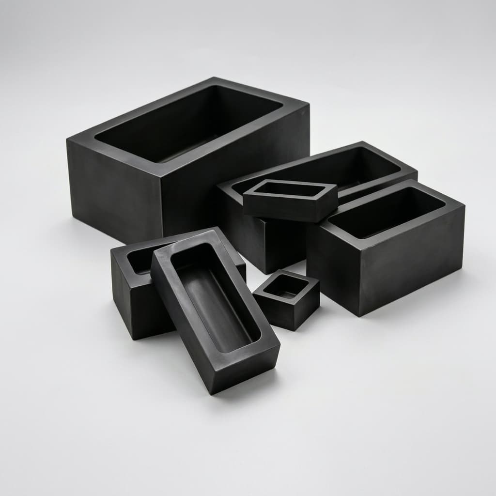 Custom machined graphite mold and OEM component 1