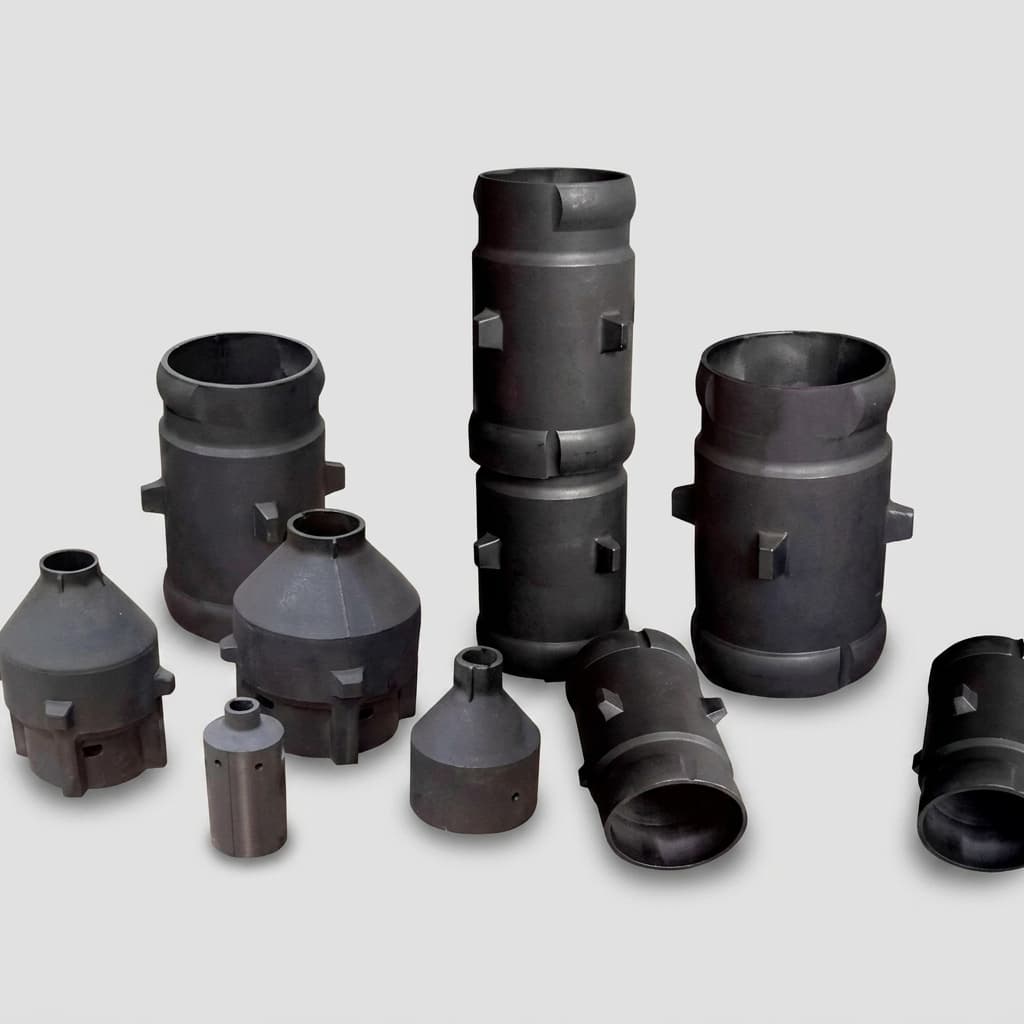 SiC PVT crystal growth graphite crucible and hot zone component 3